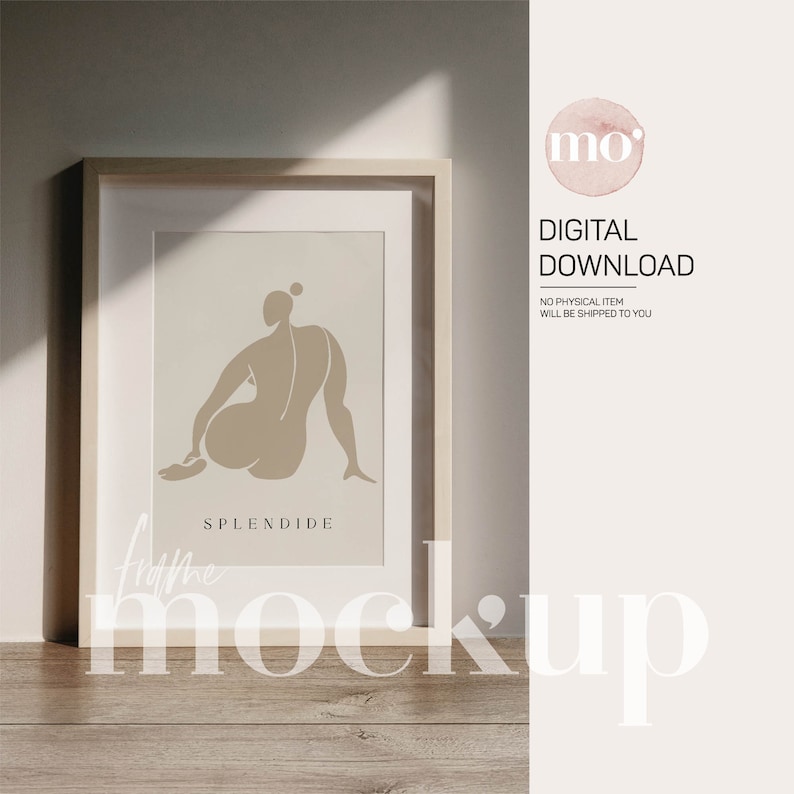 Wooden Frame Mockup