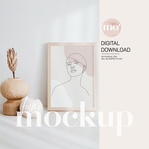 Poster Mockup A4 Print Mockup Minimalist Frame Mockup PSD Digital Download Wall Art Display