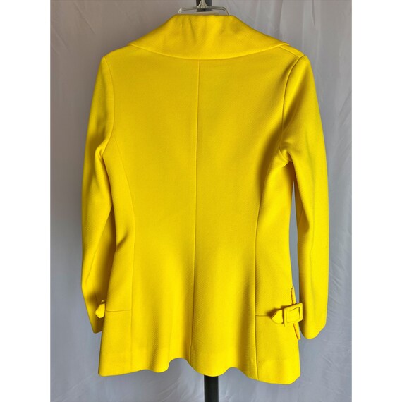 1960s Bright Yellow Jacket Mod Paula Brooks Origi… - image 7