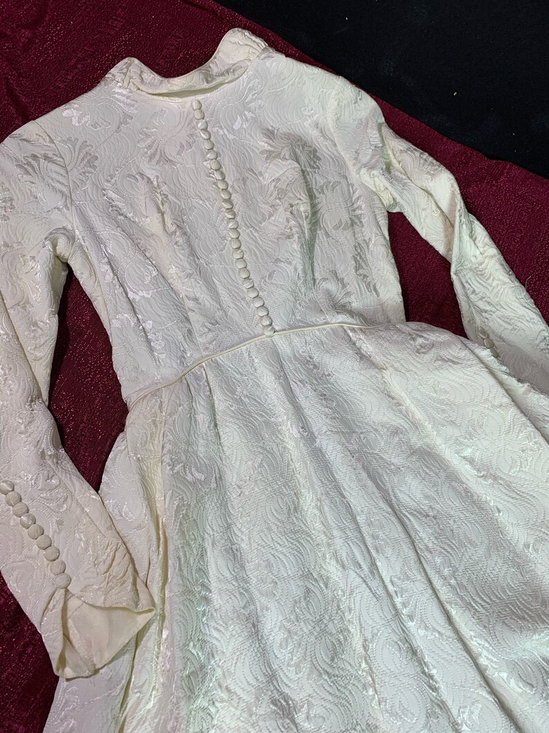 Vintage 1960s/70s Alfred Angelo Wedding Dress image 2