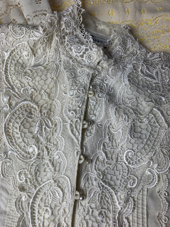 Vintage 1970s Gunne Sax Scott McClintock Lace Vic… - image 4