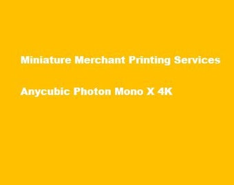 Printing Services **Do Not Buy Unless Told To Do So**