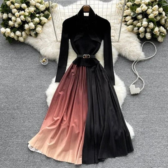 Winter Evening Dress - Etsy