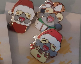 XMAS LIL BUDDY Enamel PIn 3 pieces