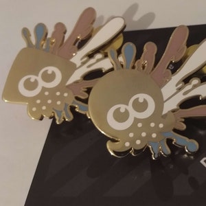 Splatoon TRANS Pride Pins Squid Octo