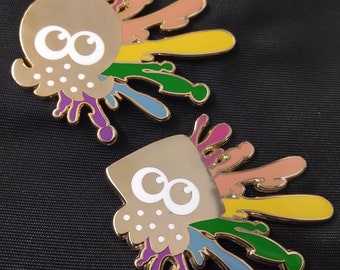 Splatoon Pride Pins Squid Octo