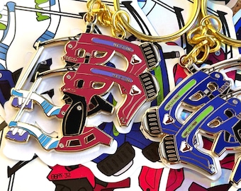 DOUBLE SIDED DAPPLE Dualies Keychain Hard Enamel