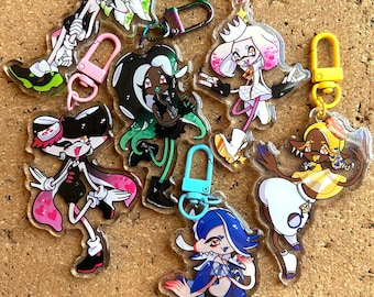 ¡Llaveros acrílicos de Idols NOODLE!