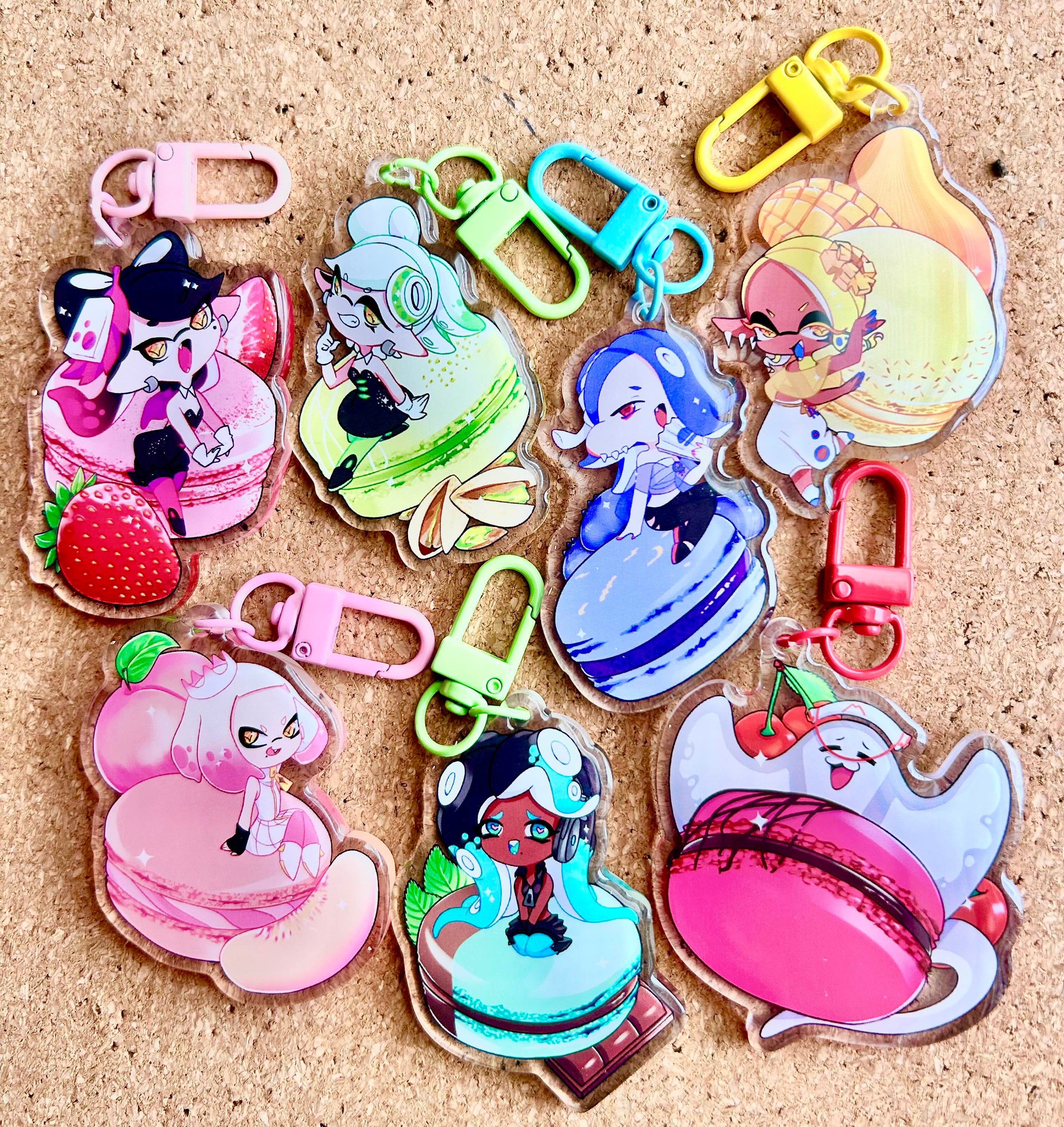 Idol Keychains Idols MACARON Acrylic Keychains! - Etsy