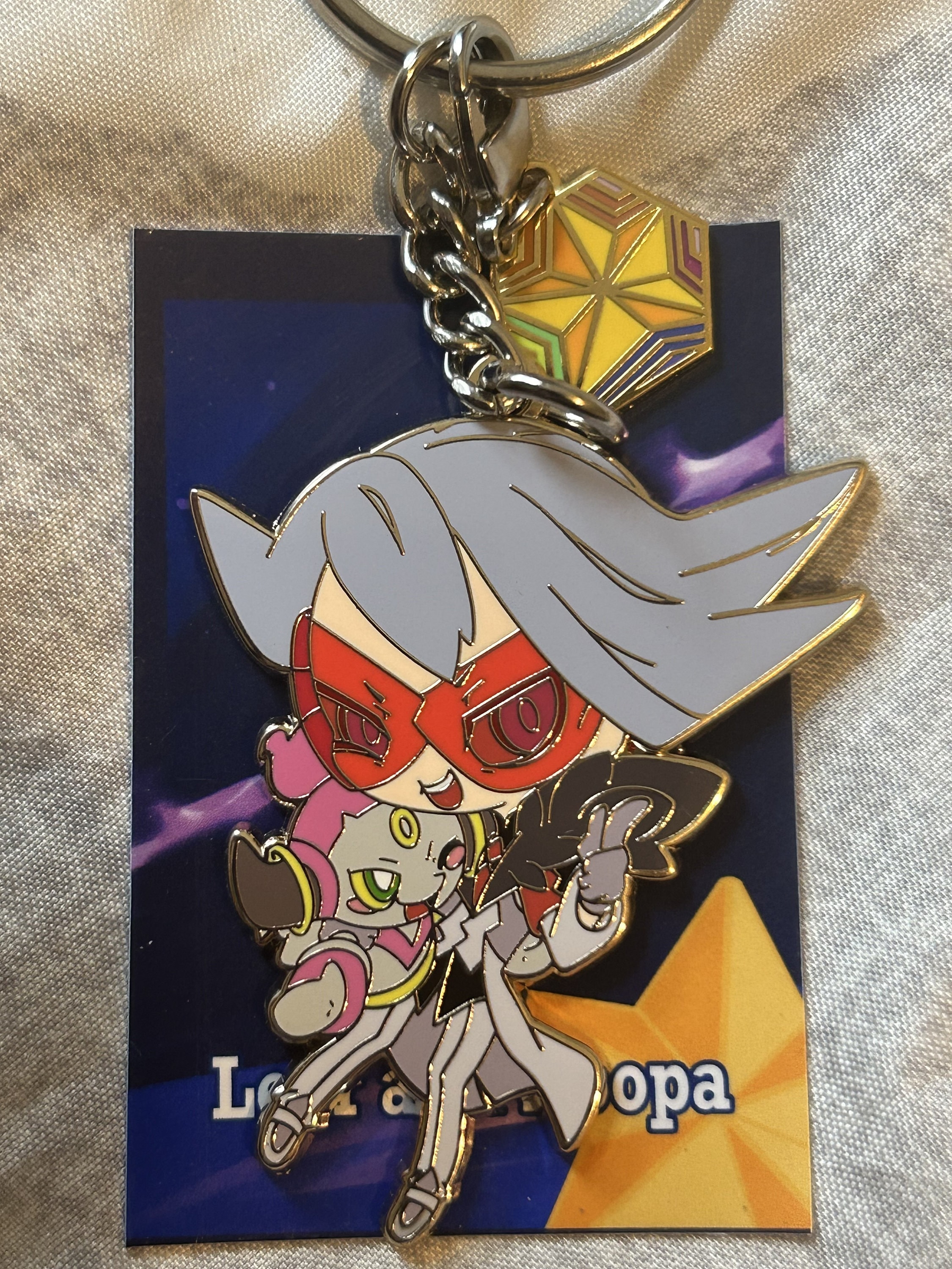 Lear and Hoopa Keychain + Sync Stone Charm - Etsy