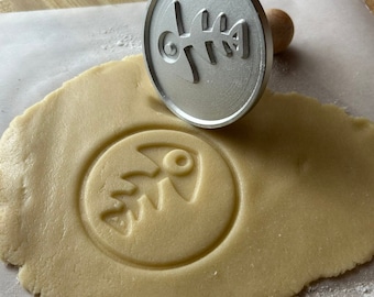 Golden Egg COOKIE STAMP - 3 inch