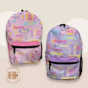 Personalized Kids Backpack | Custom backpack for Girls | Custom Name Book Bag | School Backpack | Bag Customized | Back to School Essentials