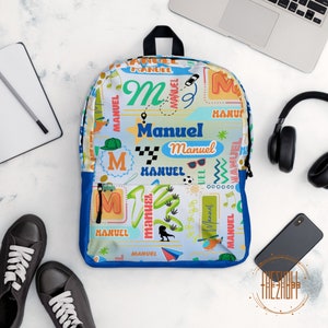 Personalized Kids Backpack | Custom backpack for Boys | Custom Name Book Bag | School Backpack | Bag Customized | Back to School Essentials