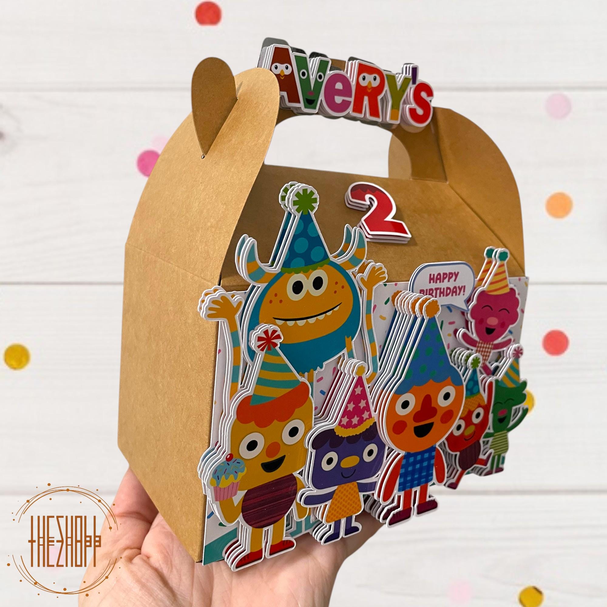 Noodle and Pals Favor Box Birthday Party | Super Simple Birthday