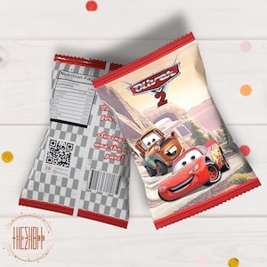 Cars chip bags | Cars party favors | Cars birthday | Cars party decor | Cars Party Favor | Cars Theme