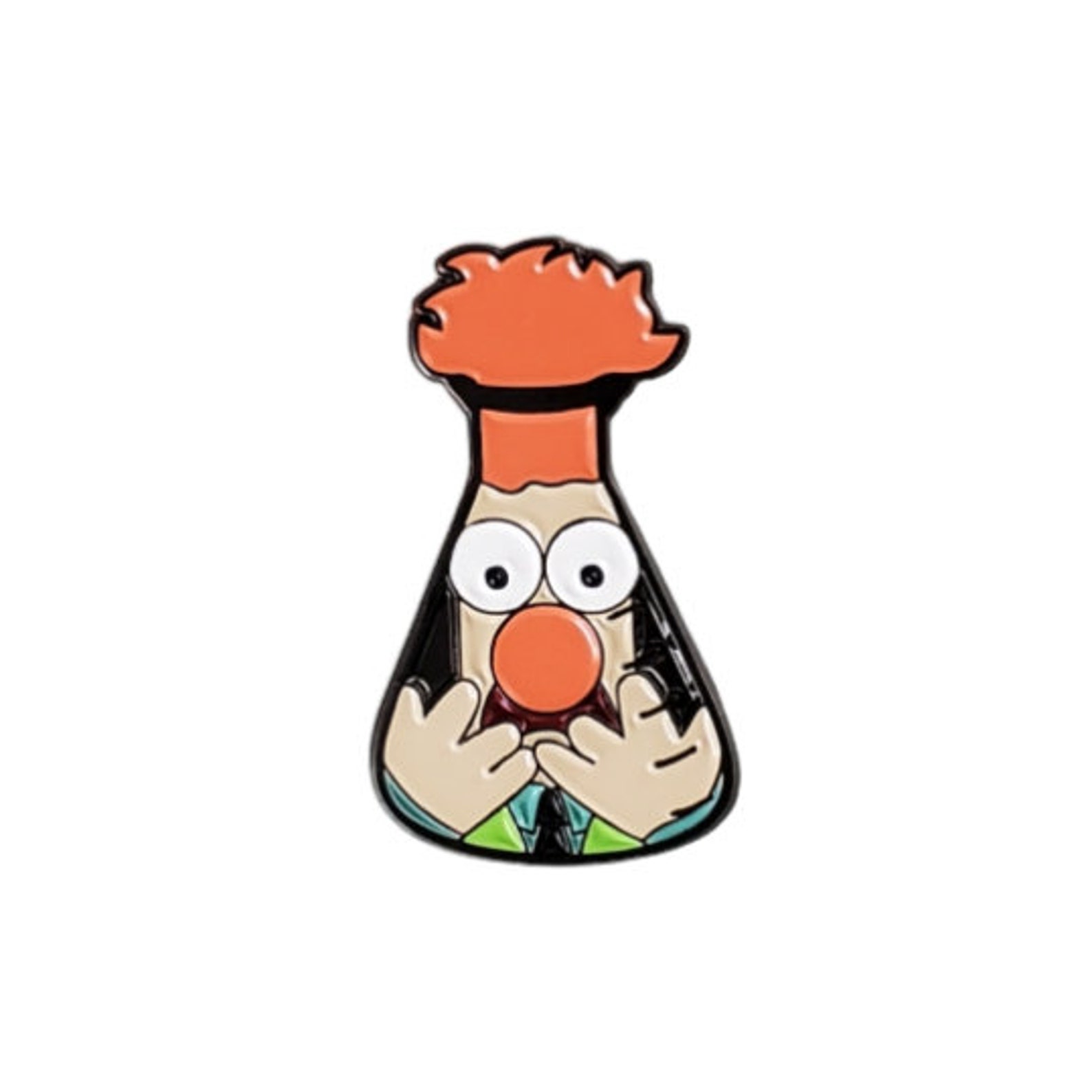 Beaker Muppet Enamel Pin the Muppet Show Jim Henson 80s Tv Etsy