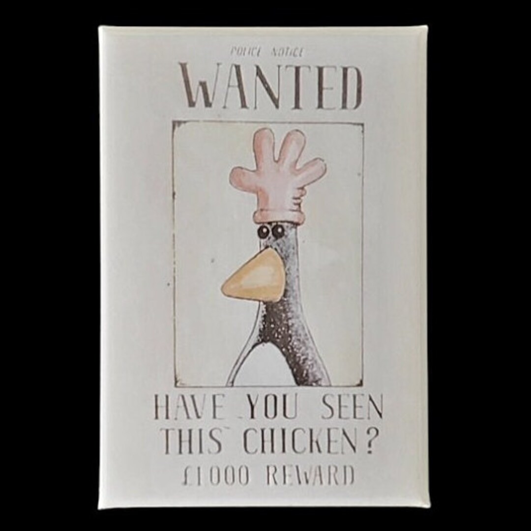 THE WRONG TROUSERS Movie Penguin Wanted Poster Fridge Magnet - Etsy