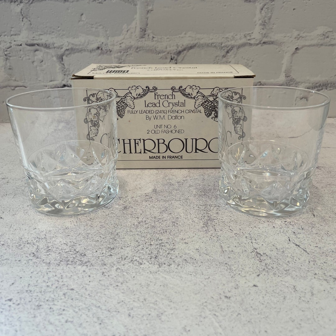 Cherbourg W.M. Dalton French Lead Crystal Rocks Old Fashioned Etsy