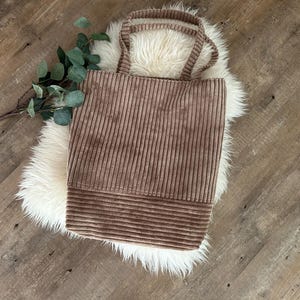Cordtasche, Teddytasche, Shopper, Große Tasche, XL Cordtasche, Breitcordtasche, Shooper Bag, XL Tasche, Tragetasche, Tasche
