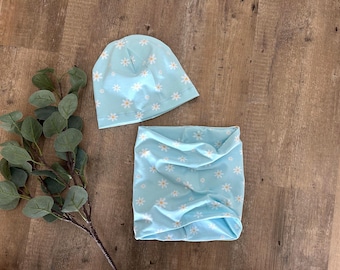 Mütze Kinder, Beanie Kinder, Kindermütze, Frühlingmütze, Mütze mit Loop, Mütze, Beanie, Beanie für Babys, Haube,Set Mütze und Loop,snood