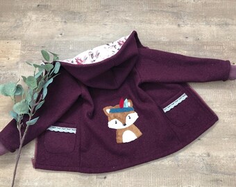 Walkjacke, Wollwalkjacke, Wollmantel, Walkmantel, Wolljacke, Schurrwolle, Schurrwolljacke, Walkjacke Kinder
