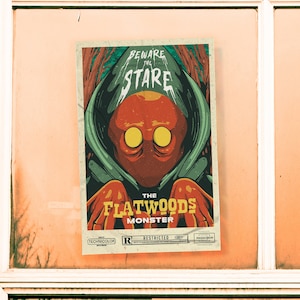 Flatwoods Monster  Cryptid Art Poster 11&quot; x 17&quot;