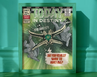 For Gamers Comic Cover: Moral Dilemma 8&quot; x 10&quot;