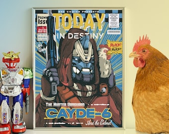 For Gamers Comic Cover: Rogues & Chickens 8&quot; x 10&quot;