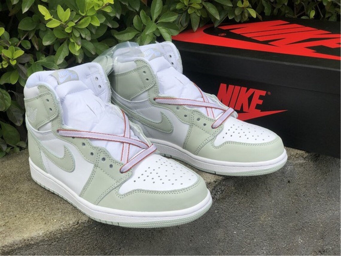 Jordan 1 High OG Seafoam Women sizing comes with original box | Etsy