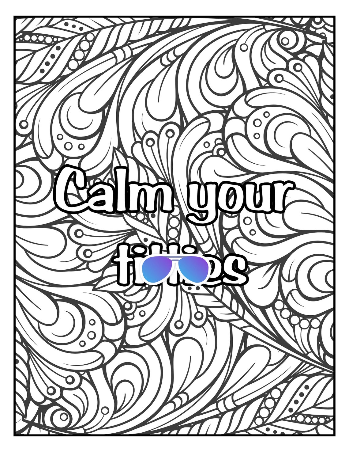 Adult Coloring Book Motivational Swear Words for Relaxing and | Etsy