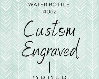 Owala Free Sip Sway 40oz Engraved Custom Water Bottle, Full Wrap Seamless Custom Design, Authentic Owala Free Sip Personalized Tumbler