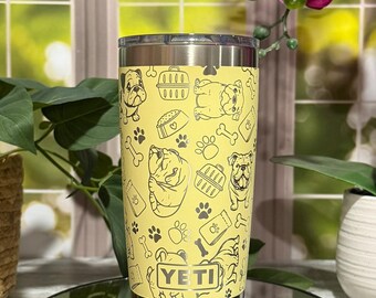 English Bulldogs Dog Mom Laser Engraved 20oz / 30oz Tumbler Options, Custom Seamless Tumbler, Double Wall Insulated Cup