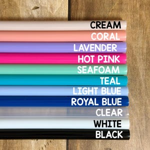 Colored Tumbler Straw, 12&#39; Replacement Straw, Cup Accessory, Straw for 30oz and 40oz Tumblers, Reusable Plastic Straw, Thick Straw for Cup