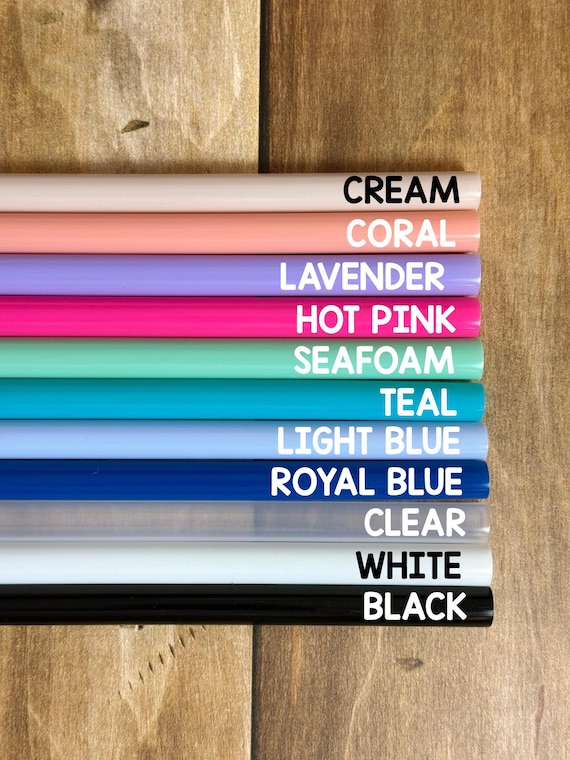Colored Tumbler Straw, 12' Replacement Straw, Cup Accessory, Straw for 30oz and 40oz Tumblers, Reusable Plastic Straw, Thick Straw for Cup