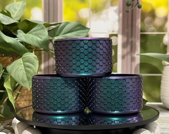 Chameleon Emerald Green Mermaid 40oz Tumbler Silicone Protective Boot