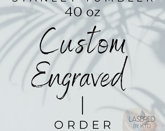 Gravierte Stanley 40 Unzen Quencher Special Anfrage Becher, Edelstahl Reisebecher