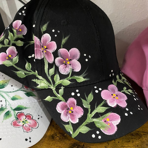 Hand Painted Hats - Etsy