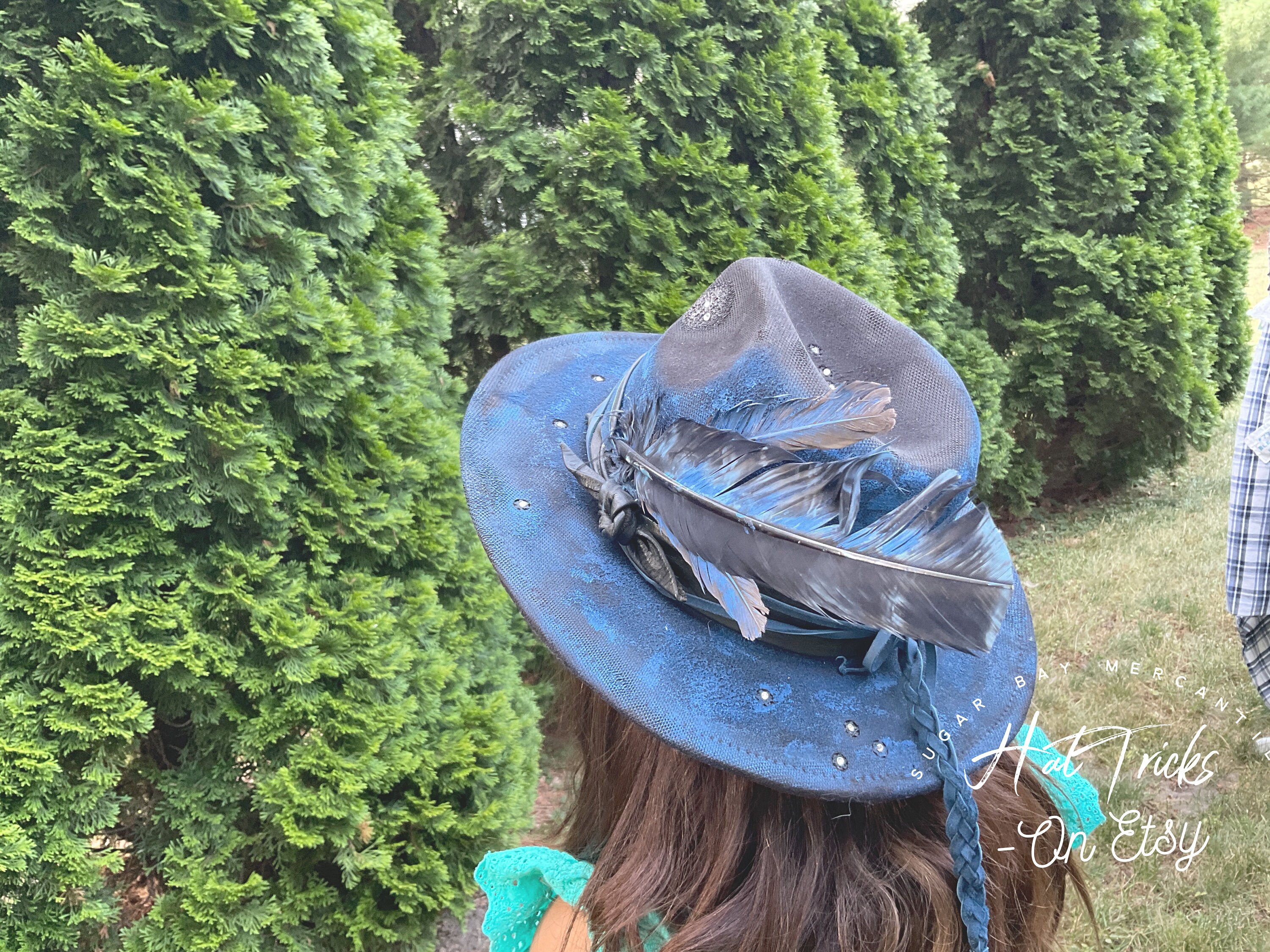 Hat Tricks - OOAK - Hand Painted Western / Festival Hat  display picture 3
