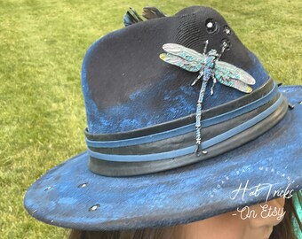 Hat Tricks - OOAK - Hand Painted Western / Festival Hat  display picture 1