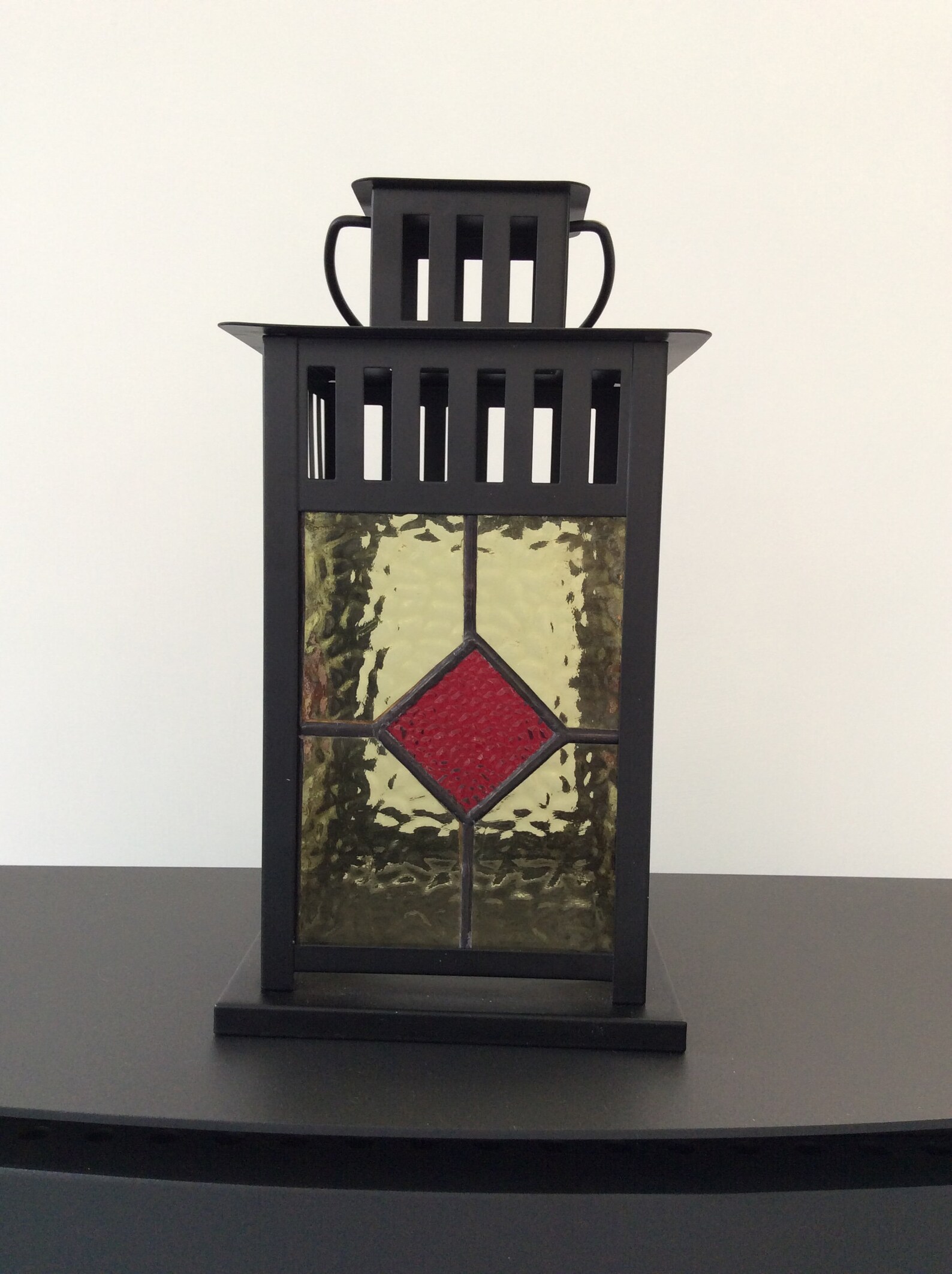 Stained glass lantern Etsy