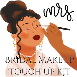 Braut Make-up Touch Up Kit Make-up-Set Braut Notfallset