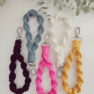 Handmade Macrame Spiral Wristlet - Boho Accessories - So Soft Recycled Cotton Cord