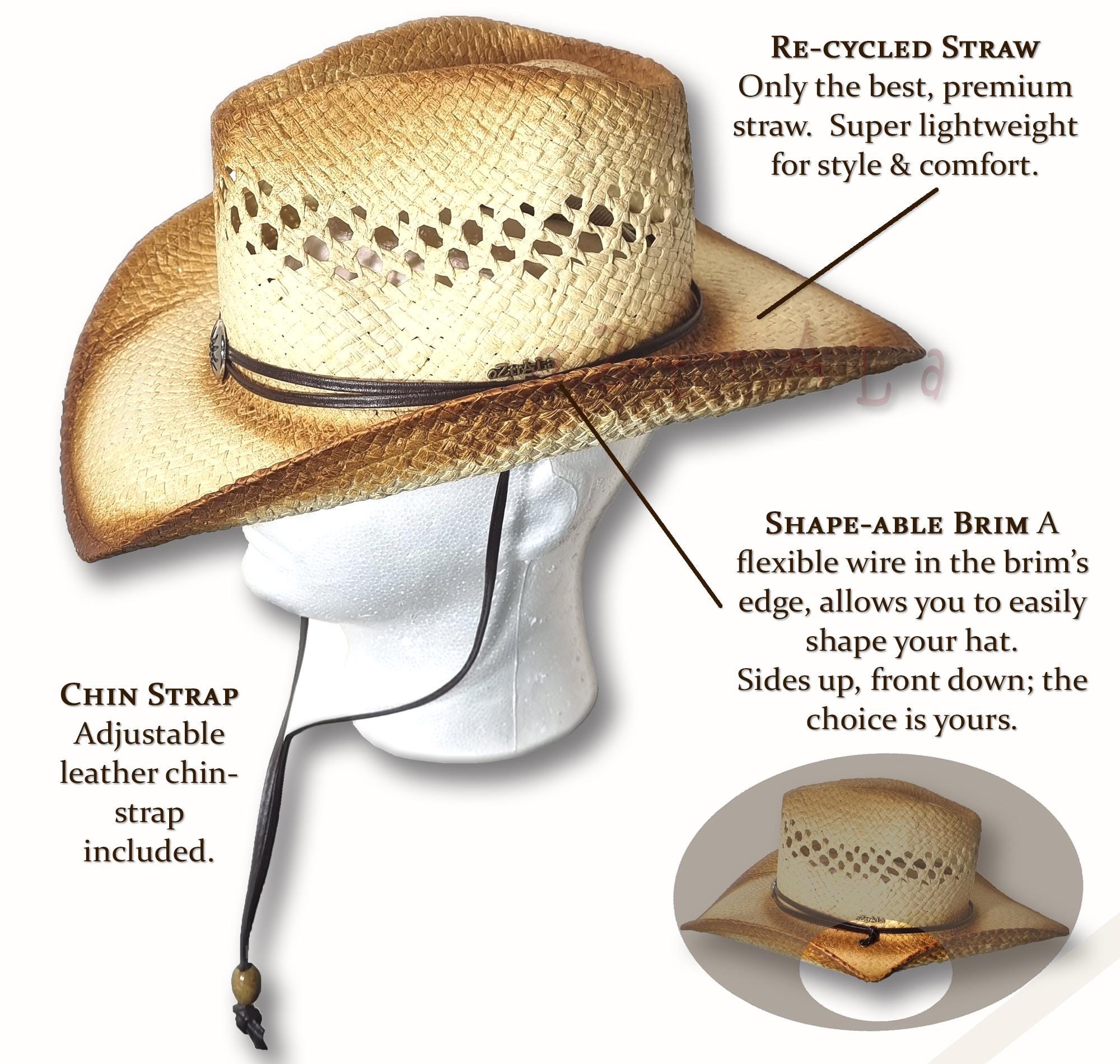 Oztrala HR01 Westland Straw HAT Cowboy Australian Western  display picture 1