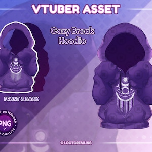 VTuber Asset - Cozy Break Prop | PNGTuber | VTube Studio | Twitch & YouTube | Anime Overlay