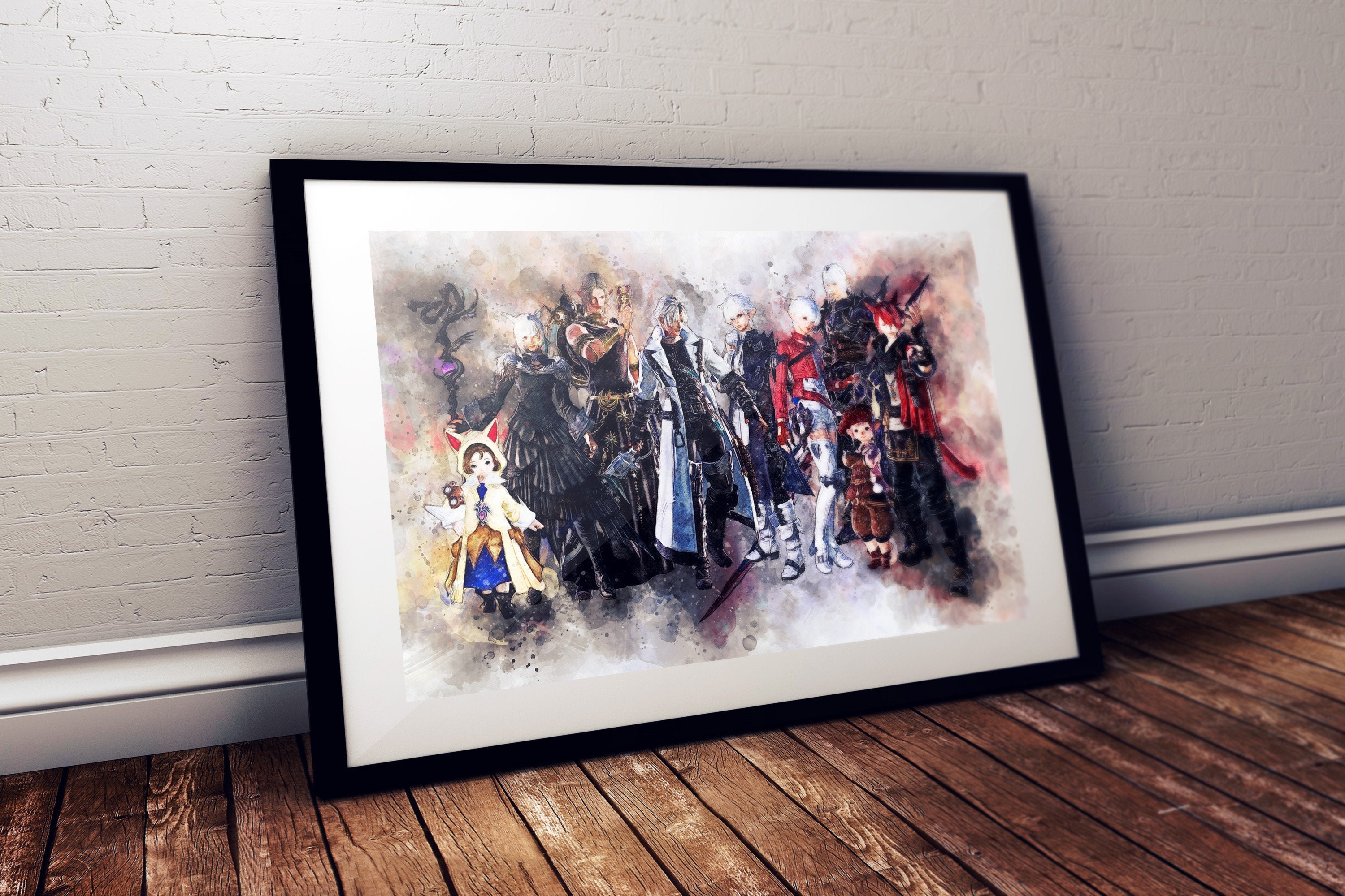 Scions FFXIV Watercolour Art | Final Fantasy XIV | Endwalker