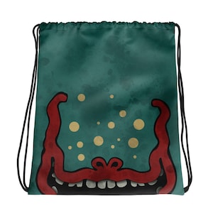 Demonic Cosplay Drawstring Bag | Casual Survivor Cosplay | Horror Game Backpack
