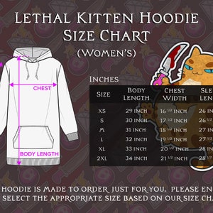 Legion Cosplay Lethal Kitten Longline Hoodie DbD Casual Cosplay image 3