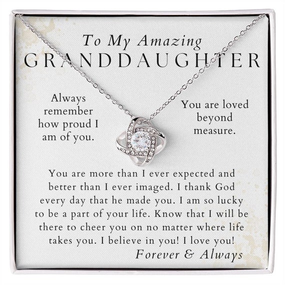 Step Grandma Gift - Beautiful Women's Pendant - from Granddaughter, Grandson, Grandkids - Great for Mother's Day, Christmas, or Birthday 18K Yellow