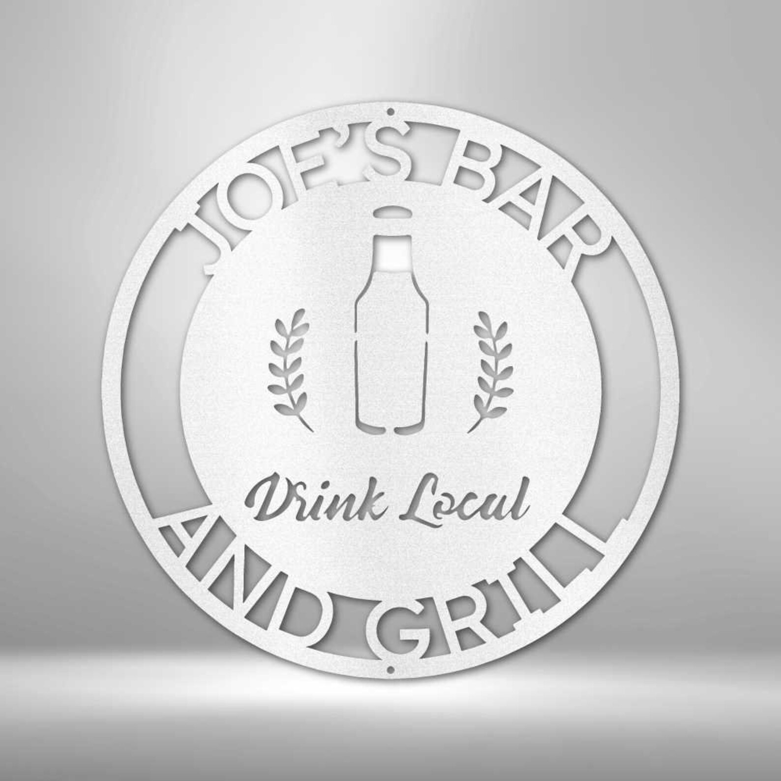 Drink Local Custom Metal Bar Sign Perfect Sign for Local Etsy