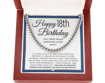18th Birthday Gift - Jan/Regular Chain Standard Card-NoName
